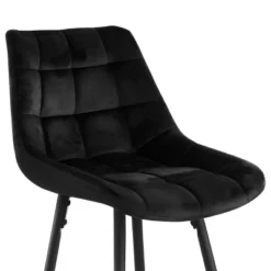 Elama 2 Piece Velvet Tufted Bar Chair In Black With Metal Legs -Homcom Crosley Shop GUEST 1fd99392 a19c 4b34 bcbb a17f5c70c98b