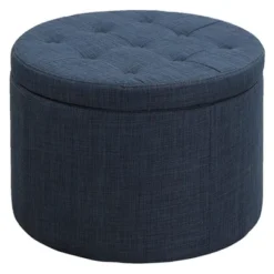 Designs4Comfort Round Shoe Ottoman - Breighton Home -Homcom Crosley Shop GUEST 200eaf69 83de 4209 b4b8 410fe13b3773