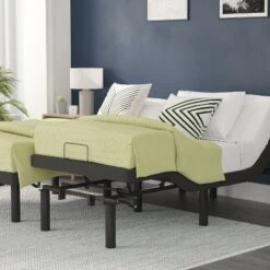 Flash Furniture Selene Adjustable Upholstered Bed Base With Wireless Remote, Three Leg Heights, & Independent Head/Foot Incline -Homcom Crosley Shop GUEST 2092f454 86aa 44fb b180 6acc000ae00e