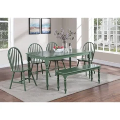 Carolina Wood Dining Bench Equestrian Green - Boraam 7 Carolina Wood Dining Bench Equestrian Green - Boraam -Homcom Crosley Shop GUEST 21046cbf 5ddd 4603 86e2 55b8c256f490