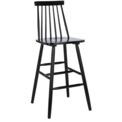 Beaufort Bar Stool (Set Of 2) - Black - Safavieh -Homcom Crosley Shop GUEST 21833af4 0074 4c1c 8226 fe2783a7a9f5