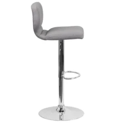 Flash Furniture Contemporary Vinyl Adjustable Height Barstool With Vertical Stitch Back And Chrome Base -Homcom Crosley Shop GUEST 2287daf2 aaef 429a 864b c81c5d35384c