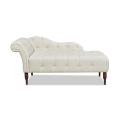 Jennifer Taylor Home Samuel Tufted Roll Arm Chaise Lounge -Homcom Crosley Shop GUEST 22c35476 af16 4811 8d98 ba8f6d68a972