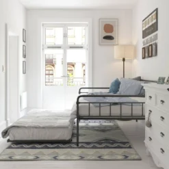 Waldorf Metal Daybed And Trundle - Room & Joy -Homcom Crosley Shop GUEST 237f1ed0 7d82 430b 88ea 18267f3151d3