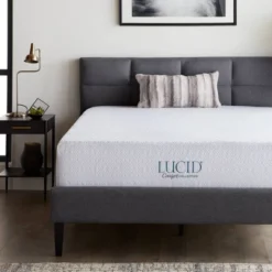 Lucid Comfort Collection 12" Memory Foam Mattress -Homcom Crosley Shop GUEST 244f2e9c 6fa0 4cec 9ca9 cc07412e92e4