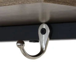 Sunnydaze Decor Sunnydaze Indoor Industrial-Style Hall Tree Bench With Coat/Shoe Rack - MDP Shelves With Powder-Coated Steel Frame - Brown - 67 In -Homcom Crosley Shop GUEST 2474204c 332e 451e 91e0 9fcb4887353d