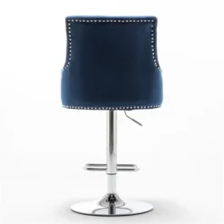 Better Home Products Monroe Velvet Tufted Adjustable Swivel Bar Stool Set Blue -Homcom Crosley Shop GUEST 248ed181 5f93 4dce ae39 c7feb13723e1