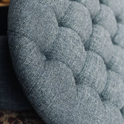 Large Round Tufted Storage Ottoman With Lift Off Lid - WOVENBYRD 13 Large Round Tufted Storage Ottoman With Lift Off Lid - WOVENBYRD - Image 11