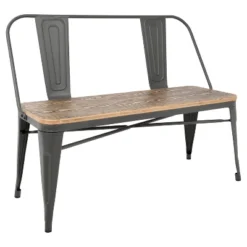 Oregon Industrial Dining/Entryway Bench - Lumisource -Homcom Crosley Shop GUEST 24c47832 cc70 4e86 8ca7 1e63b88aa4e2