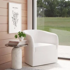 Rhea Swivel Chair In Velvet - Threshold™ -Homcom Crosley Shop GUEST 2566d17c 831b 436a 8071 a2a329ebfcac