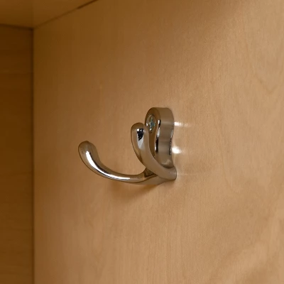 Flash Furniture Wooden 5 Section School Coat Locker With Bench, Cubbies, And Storage Organizer Hook-Safe, Kid Friendly Design - 48"H X 48"L (Natural) 7 Flash Furniture Wooden 5 Section School Coat Locker With Bench, Cubbies, And Storage Organizer Hook-Safe, Kid Friendly Design - 48"H X 48"L (Natural) - Image 5