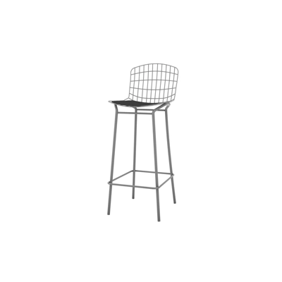 Set Of 2 41.73" Madeline Barstools - Manhattan Comfort 4 Set Of 2 41.73" Madeline Barstools - Manhattan Comfort - Image 2