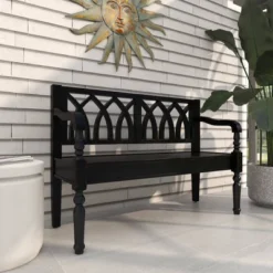 Farmhouse Wood Sitting Bench - Olivia & May -Homcom Crosley Shop GUEST 27d3bf73 24fc 4512 828e 91fea9d7dcfa