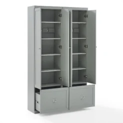2pc Harper Entryway Set With 2 Pantry Closets Gray - Crosley -Homcom Crosley Shop GUEST 27e13ebc 64cb 4c9f 89f0 ef11c2f5d4fc