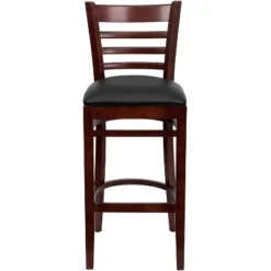 Emma And Oliver Ladder Back Wooden Restaurant Dining Barstool -Homcom Crosley Shop GUEST 286c1ec0 7215 409a 8b0f b5770fca93dc