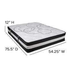 Emma And Oliver 12" Mattress & Gel Memory Foam Topper Bundle Set 25 Emma And Oliver 12" Mattress & Gel Memory Foam Topper Bundle Set -Homcom Crosley Shop GUEST 29bc5bf7 cce3 4ca4 8232 95e6fb60974e