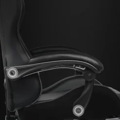 Gaming Chair With Footrest And Ergonomic Lumbar Massage Pillow PU Leather Office Chair - GTRACING -Homcom Crosley Shop GUEST 29d27bda 83f9 408e ac22 ad41e5b032a8