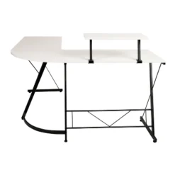 Flash Furniture L-Shaped Desk 71.5" Computer Corner Desk, Home Office Corner Desk, Gaming Desk, Space Saving, Easy To Assemble -Homcom Crosley Shop GUEST 2a4b46c0 27f5 4a29 991a afde21edbd09