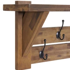 40" Bethel Acacia Wood Bench And Coat Hook With Shelf Natural - Alaterre Furniture 29 40" Bethel Acacia Wood Bench And Coat Hook With Shelf Natural - Alaterre Furniture -Homcom Crosley Shop GUEST 2a7729a1 aa7c 47ce b600 27348c27dec1