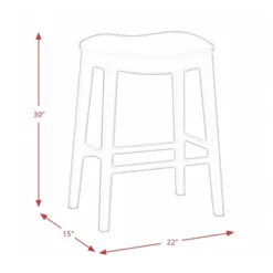 1pc Bowen Backless Barstool - Picket House Furnishings 23 1pc Bowen Backless Barstool - Picket House Furnishings -Homcom Crosley Shop GUEST 2b26cade f38b 49c5 bb64 8b049f0fa3c0