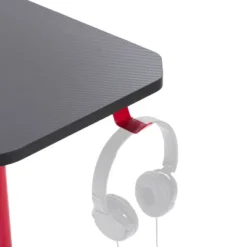 Conqueror Gaming Desk With Led Lights Black And Red - CorLiving -Homcom Crosley Shop GUEST 2b48c223 6b23 4ef7 bd07 c747715151c1