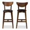 Set Of 2 Eline Mid-Century Modern Walnut Finished Wood Faux Leather Upholstered Barstools Black - Baxton Studio 2 Set Of 2 Eline Mid-Century Modern Walnut Finished Wood Faux Leather Upholstered Barstools Black - Baxton Studio -Homcom Crosley Shop GUEST 2b7c3c12 8d28 46c1 b1e0 0f4519dff27f