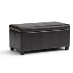 34" Megan Storage Ottoman Bench - Wyndenhall -Homcom Crosley Shop GUEST 2cf07930 fb25 493a b7c1 b708b4a6c11d
