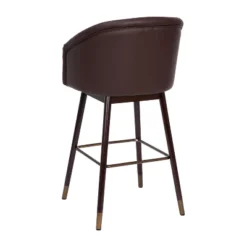 Emma And Oliver Upholstered Bar Height Dining Stool With Wood Frame -Homcom Crosley Shop GUEST 2e269799 7246 447f a8ac 82732e5c3e7e