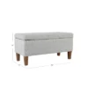 Large Textured Storage Bench - HomePop -Homcom Crosley Shop GUEST 2e8f8163 4fe8 47ee aa2d 2a2eb122f849