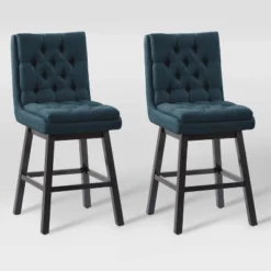 Set Of 2 Boston Tufted Fabric Barstools - CorLiving -Homcom Crosley Shop GUEST 2eb96f92 6fbe 4f99 921c 786e2def4a53