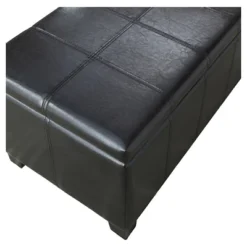 36" Lancaster Storage Ottoman Bench - WyndenHall -Homcom Crosley Shop GUEST 302de486 7b7b 46c6 86c3 d47be69b281c