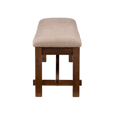 Jackson Bench Dark Hazelnut Brown - Powell Company 5 Jackson Bench Dark Hazelnut Brown - Powell Company - Image 3