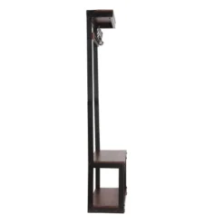 Willards Modern Industrial Handcrafted Mango Wood Coat Rack With Bench Cafe Brown/Black - Christopher Knight Home -Homcom Crosley Shop GUEST 315e4143 1d68 450d 8b29 8da426d91ddd
