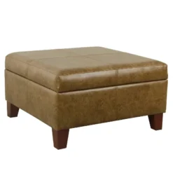 Luxury Large Square Storage Ottoman - HomePop -Homcom Crosley Shop GUEST 3348b1c5 e7ae 4ffc b128 80359ec1dca7