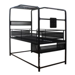 Twin Contra Customizable Mid-Sleeper Gaming Bed With TV Mount For TVs Up To 32" Black - X Rocker -Homcom Crosley Shop GUEST 33a84cb2 3d85 4bb3 acdd ece31450232f