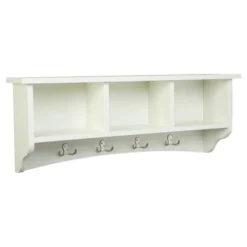Shaker Cottage Coat Hooks With Storage - Alaterre Furniture -Homcom Crosley Shop GUEST 33a9e8eb 37a9 47ef 8f16 64179a1045b9