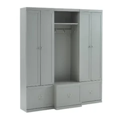 3pc Harper Entryway Set With Hall Tree And 2 Pantry Closets Gray - Crosley 18 3pc Harper Entryway Set With Hall Tree And 2 Pantry Closets Gray - Crosley -Homcom Crosley Shop GUEST 347047af 19c3 4e45 95dc 8a748375e85d