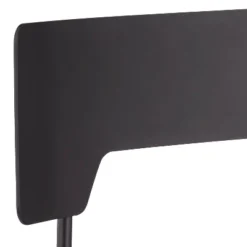 Elm Lane Metal Swivel Bar Stool Matte Black 26" High Rustic Brown Leather Cushion With Low Backrest Footrest For Kitchen Counter Home -Homcom Crosley Shop GUEST 348addba f709 4b30 870a 5d06475bc93c