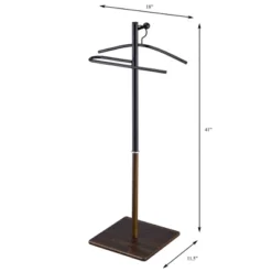 Kumo Freestanding Metal Organizer With Removable Hanger Trouser Bar Valet Stand - Proman Products -Homcom Crosley Shop GUEST 34d927e3 923f 4a3e ad72 cd81ae5a9af7
