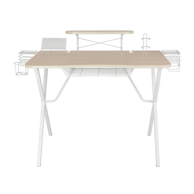 Gaming Desk Pro Curved Front White - Atlantic 6 Gaming Desk Pro Curved Front White - Atlantic - Image 4