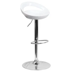 Flash Furniture Contemporary Plastic Adjustable Height Barstool With Rounded Cutout Back And Chrome Base 31 Flash Furniture Contemporary Plastic Adjustable Height Barstool With Rounded Cutout Back And Chrome Base -Homcom Crosley Shop GUEST 3560401d 5ee5 4dc3 82cd 2011ac4c3541