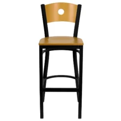 Flash Furniture Wood Circle Back Black Metal Restaurant Barstool -Homcom Crosley Shop GUEST 35c7fa46 9468 414e 8a18 ae4fd73c464d