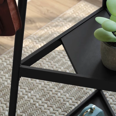 Boulevard Café Coat Tree With Shelves Black - Sauder 8 Boulevard Café Coat Tree With Shelves Black - Sauder - Image 6