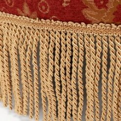 Jennifer Taylor Home Yolanda 24" Upholstered Round Accent Ottoman -Homcom Crosley Shop GUEST 360c3b2a 4fec 428e a091 55bf1d526563