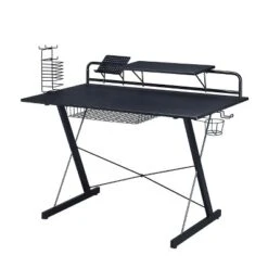Multi Functional Carbon Gaming Desk Black - Techni Sport 17 Multi Functional Carbon Gaming Desk Black - Techni Sport -Homcom Crosley Shop GUEST 368d72ff e70a 4649 8278 21a480550232