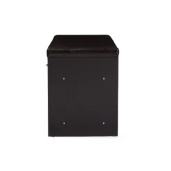 Espresso Finished Entryway Bench Dark Brown - Baxton Studio