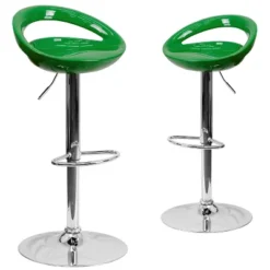 Emma And Oliver 2 Pack Contemporary Plastic Adjustable Height Barstool With Rounded Cutout Back And Chrome Base 33 Emma And Oliver 2 Pack Contemporary Plastic Adjustable Height Barstool With Rounded Cutout Back And Chrome Base -Homcom Crosley Shop GUEST 3809e979 b84a 48ae 9a4a 8285780ef86b