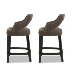 Jennifer Taylor Home Moderne 27 Inch Art Deco Counter Height Bar Stool (Set Of 2)
