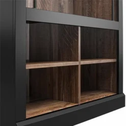 Voltaire Entryway Hall Tree With Bench And Storage Cubbies Black And Walnut - Room & Joy -Homcom Crosley Shop GUEST 38643ea5 83de 42b2 9a58 d80314a06c25