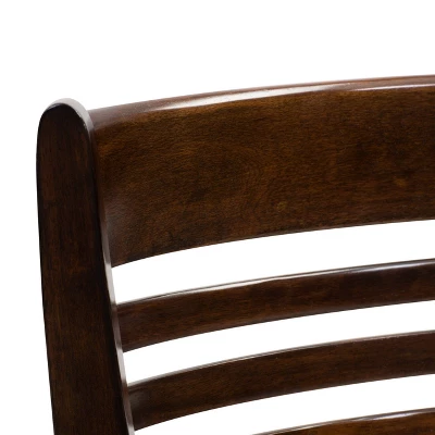 Set Of 2 Woodgrove Bar Height Stool With Slat Backrest Black - CorLiving 7 Set Of 2 Woodgrove Bar Height Stool With Slat Backrest Black - CorLiving - Image 5